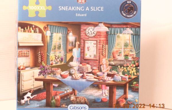 sneaking a slice